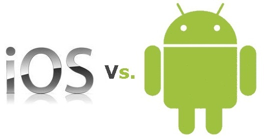 iOS và Android đang tranh nhau
